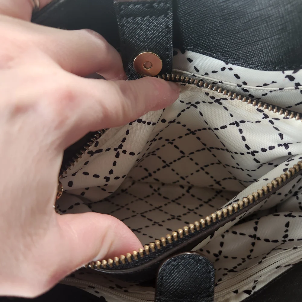 kate spade New York Black Saffiano Leather Handbag - Picture 13 of 15